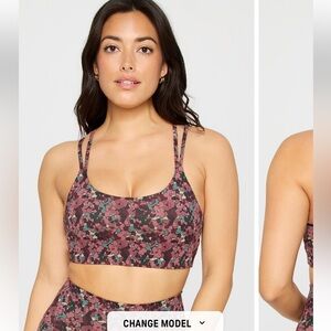 Camo Floral Low Impact Bra